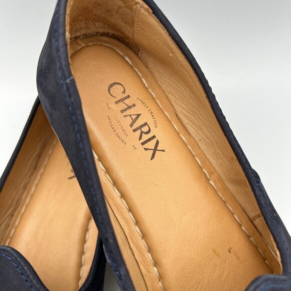 Charix Women's Navy Loafers - Picture 2 of 11
